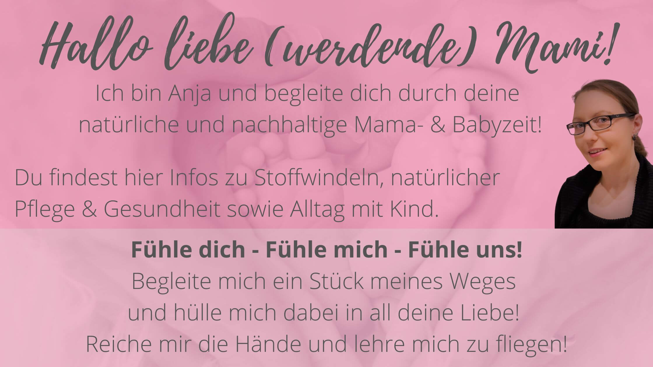Titelbild Homepage Mobil Anja Riedel Natürliche Familienbegleitung Stoffwindeln Kosmetik Mamablog